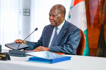 Le Président de Côte d’Ivoire Alassane Ouattara le 10 juillet 2024 © Présidence de la République de Côte d’Ivoire