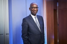 Momar Nguer, ex-directeur général de la branche marketing et services et membre du Comité exécutif de TotalEnergies. © Bruno Lévy/CHALLENGES-REA