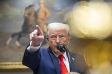 Le président américain, Donald Trump, s’exprime dans la salle Roosevelt de la Maison Blanche, à Washington DC, le 3 mars 2025. © ROBERTO SCHMIDT / AFP
