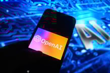 Le logo d’OpenAI sur un smartphone. © Omar Marques/SOPA Images/SIPA