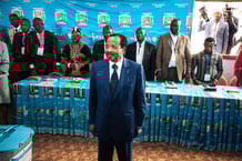 Le président du Cameroun, Paul Biya, le 7 octobre 2018 lors de l’élection présidentielle au Cameroun. © ALEXIS HUGUET/AFP