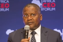 Aliko Dangote à l’Africa CEO Forum, en 2016. © ACF