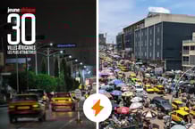 Douala (à gauche) et Yaoundé, Cameroun.