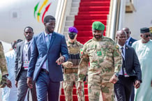 Les présidents Bassirou Diomaye Faye et Assimi Goïta, à Bamako, le 28 juillet 2026. © Présidence du Mali