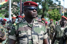 Le capitaine Claude Pivi, alias Coplan, ici en octobre 2009. © SEYLLOU DIALLO/AFP.