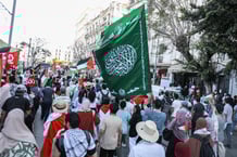 Manifestation pro-palestinienne à Tunis, le 31 mai 2025.