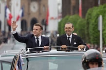  Emmanuel Macron et Mohammed VI à Rabat, le 28 octobre 2024. 
© AFP