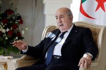 Le président algérien, Abdelmadjid Tebboune, en marge du sommet du G7 organisé par l’Italie, à Savelletri, le 13 juin 2024. © LUDOVIC MARIN/AFP