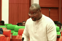 Le député sénégalais Guy Marius Sagna, lors de la session parlementaire de la Cedeao, le 21 juillet 2024 à Abuja. © YouTube
