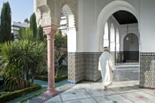 À l’intérieur de la mosquée de Paris, en mars 2021. © Vincent FOURNIER/JA