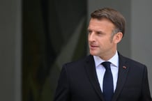 Le président français Emmanuel Macron, à l’Élysée, le 17 juin 2024. © Jacques Witt/SIPA