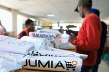 Souvent qualifiée de « Amazon africain », Jumia, fondée en 2012, reste le leader incontesté du secteur en termes d’implantations, bien que toujours en quête de rentabilité. © Daniel Irungu/EPA/MAXPPP