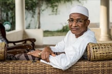 Cellou Dalein Diallo, le président de l’Union des forces démocratiques de Guinée (UFDG), à Conakry, en février 2016. © Sylvain Cherkaoui pour JA