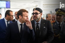 Emmanuel Macron et Mohammed VI, à Rabat, le 15 novembre 2018. © / AFP / FADEL SENNA