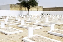 Le cimetière de Thiaroye, établi sur le lieu des faits, a été déclaré « cimetière national » en 2004. © Olivier Aubert/Picturetank