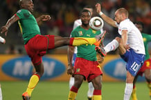 Le match Pays-Bas-Cameroun lors de la Coupe du monde de 2010. © CHINE NOUVELLE/SIPA