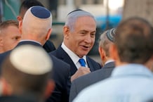 Benyamin Netanyahou, le Premier ministre israélien, le 26 mai 2021. © JACK GUEZ/AFP