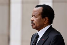 Le président camerounais Paul Biya, à Yaoundé, le 26 juillet 2022. © Ludovic MARIN/AFP