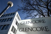 Le siège du géant suisse du négoce de matières premières Glencore à Baar, dans le centre de la Suisse, le 13 novembre 2020. © Fabrice COFFRINI / AFP