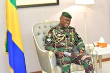 Visite de « travail et d’amitié » du président gabonais de la transition, Brice Clotaire Oligui Nguema, au Tchad, le 09 octobre 2023. © Présidence de la République gabonaise