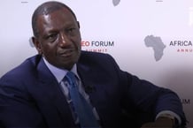 Le président kényan William Ruto a accordé un entretien en vidéo à Jeune Afrique et The Africa Report lors de l’AFrica CEO Forum 2024, le 17 mai à Kigali. © JA