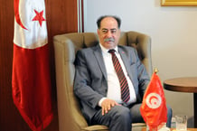 Le ministre de l’Intérieur tunisien, Kamel Feki (photo), a été remplacé, samedi 25 mai, par Khaled Nouri. © APP / NurPhoto / NurPhoto via AFP