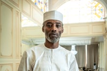 Idriss Youssouf Boy, alors directeur de cabinet du président Mahamat Idriss Déby Itno, le 13 avril 2024. © Vincent Fournier pour JA