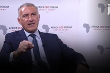 Guido Brusco, numéro deux du groupe italien ENI, lors de l’entretien qu’il a accordé à JA, en marge de l’Africa CEO Forum 2024. © JA