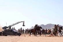 Un tournage à Neom, en Arabie Saoudite, en 2021. © MBC STUDIOS