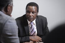 Pierre Buyoya, ancien président du Burundi, à Paris le 1er mars 2012. © Vincent Fournier/JA