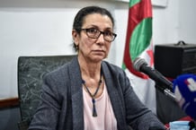 Louisa Hanoune, cheffe du Parti des travailleurs algériens, en 2021. © Ryad KRAMDI / AFP