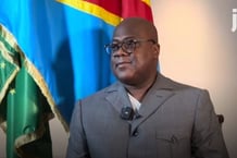 Le président congolais Félix Tshisekedi, lors de son interview à deux médias congolais, le 6 août 2024. © X André Ndambi Officiel