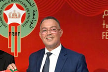 Fouzi Lekjaâ, le président de la Fédération royale marocaine de football (FRMF), à Rabat, le 31 août 2022. © AFP