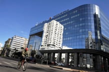 Le siège de Société générale à Casablanca. © SERGE ATTAL/Only France via AFP