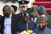 Le président nigérian Bola Tinubu arrive à Pékin pour participer au Focac, le 1er septembre 2024. © Greg Baker / POOL / AFP