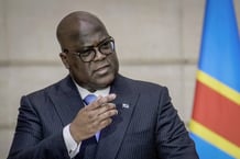 Le président congolais, Félix Tshisekedi, le 30 avril 2024. © Christophe Ena /AP /SIPA