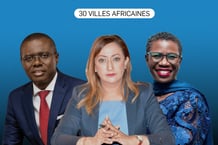 Babajide Sanwo-Olu, Fatiha El Moudni, Yvonne Aki-Sawyerr © MONTAGE JA : DR