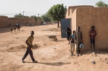 À Ménaka, dans le centre du Mali, en 2021. © Albert Facelly / Divergence