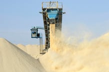 À l’usine OCP de Marca, près de Laayoune. © Fadel SENNA / AFP