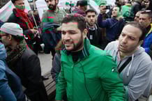 Le blogueur algérien Amir DZ, à Paris en 2019. © Augustin Le Gall/Haytham/REA