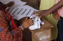 Dans un bureau de vote de Lomé, lors des législatives d’avril 2024 (illustration).