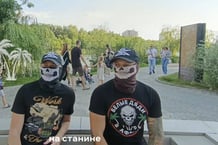 Deux vétérans de Wagner, à Krasnodar, en Russie. © Telegram
