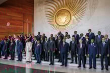 Lors de la 36e session ordinaire de l’Assemblée de l’Union africaine, à Addis-Abeba, le 18 février 2023.