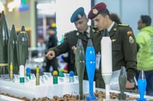 Lors de l’Egypt Defense Expo (EDEX 2025), salon de l’armement organisé au Caire en décembre 2025.