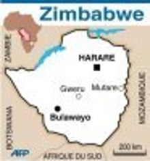 Zimbabwe: la police disperse des manifestants et arrête 70 personnes © AFP