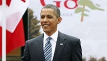 Barack Obama à son arrivée au G8 à Huntsville, Canada. © AFP