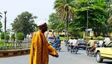 Place de la Liberté à Bamako, en 2010. © Youri Lenquette pour J.A.