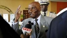 Le président du Sénégal Abdoulaye Wade, le 27 juillet 2010. © AFP