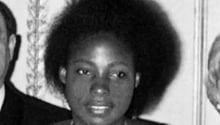 Photo datée du 14 avril 1977 de Agathe Habyarimana. © AFP