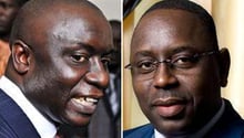 Idrissa Seck et Macky Sall. © AFP/Jacques Torregano pour J.A./Montage J.A.